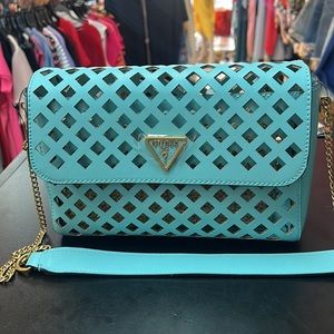 GUESS Turquoise Aqua Crossbody Bag new with tags!